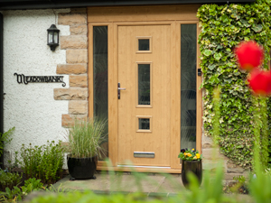 Secure modern door fitting