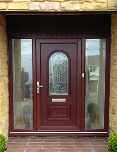 Safe and secure modern doors fitted. Stoke on Trent