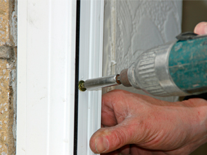 Home improvements, fitting windows.